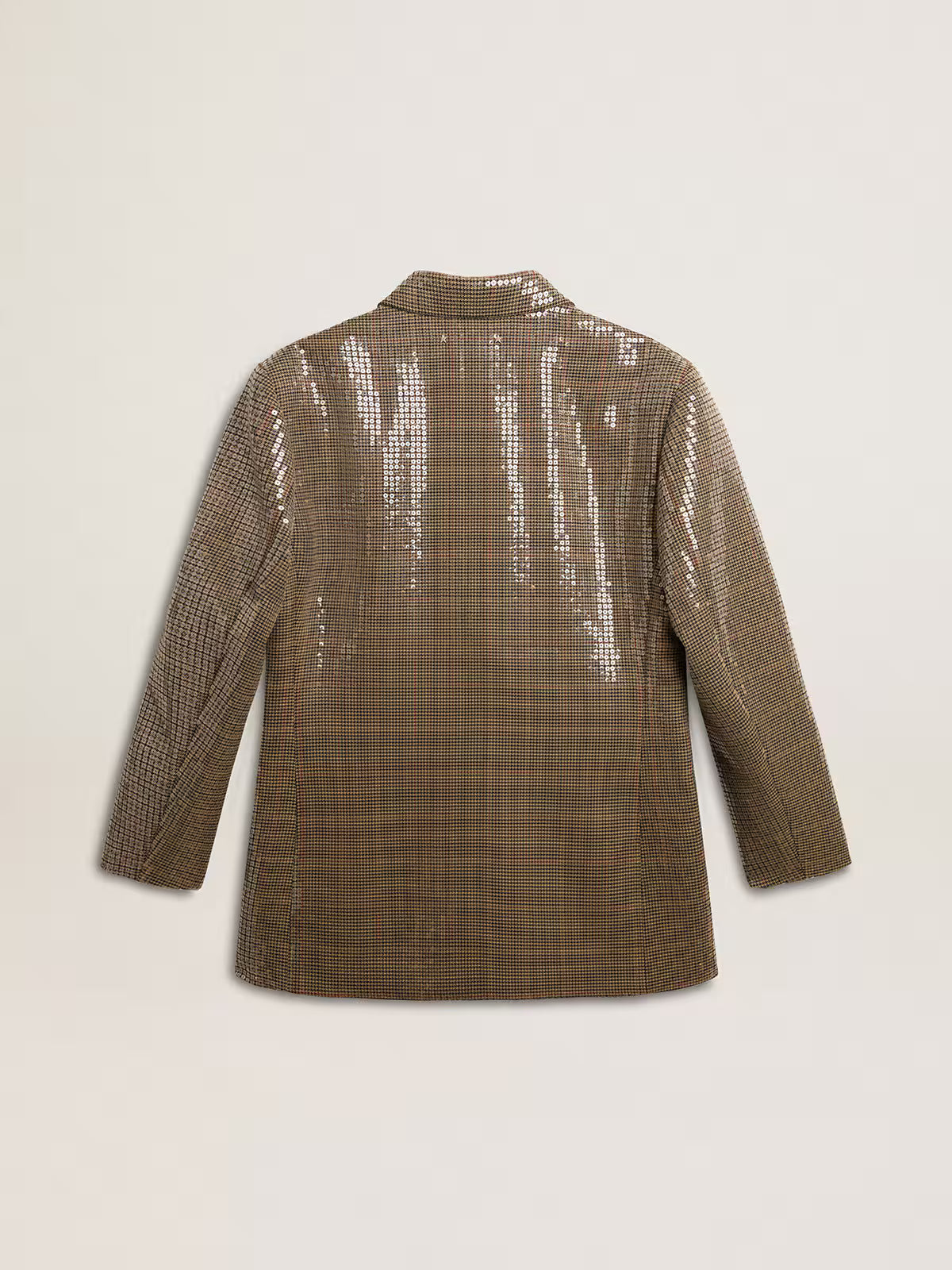Houndstooth Sequin Embroidery Jacket