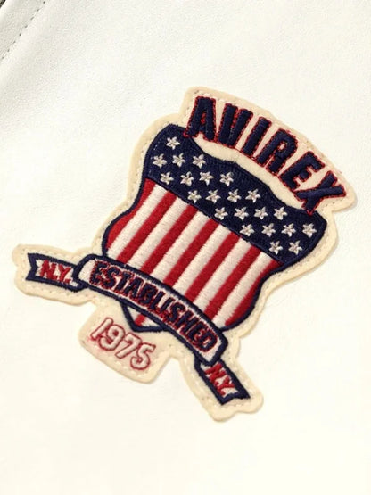 Iconic White Avirex Jacket