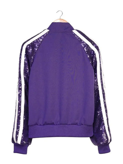 KoRn x Adidas Purple Sequin Track Jacket