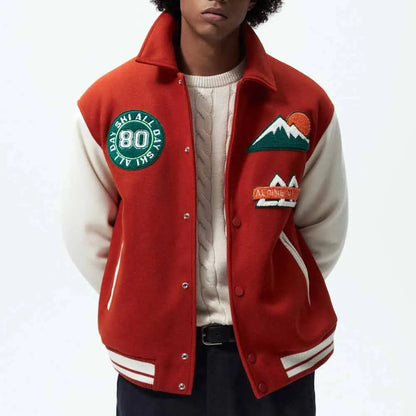 All Day Ski 80 Varsity Jacket